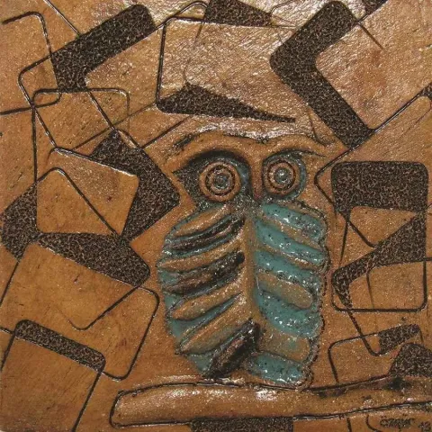 "isimsiz" eseri ÖZGÜR KAPTAN tarafından 20x20 cm ölçülerinde yapılmıştır.