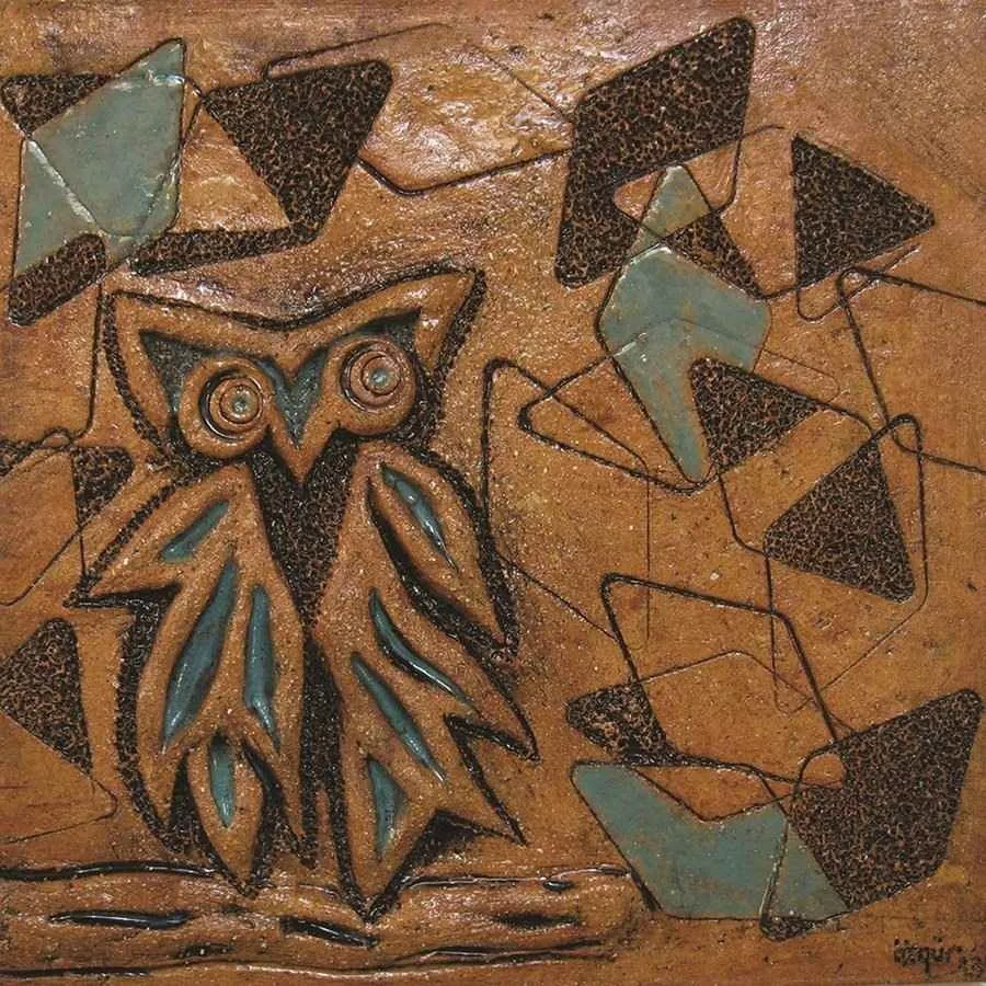 "isimsiz" eseri ÖZGÜR KAPTAN tarafından 20x20 cm ölçülerinde yapılmıştır.