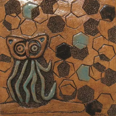"isimsiz" eseri ÖZGÜR KAPTAN tarafından 20x20 cm ölçülerinde yapılmıştır.