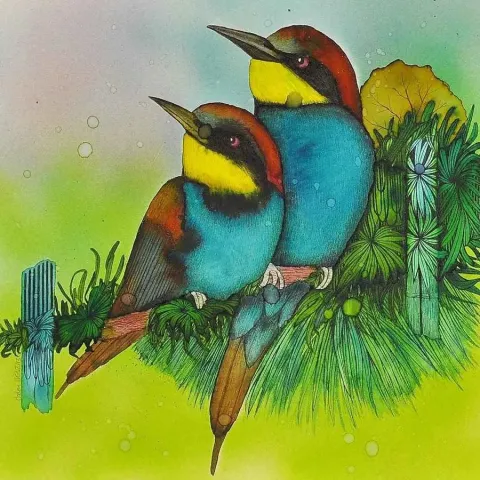"isimsiz" eseri ÖZLEM UĞUZ tarafından 20x20 cm ölçülerinde yapılmıştır.