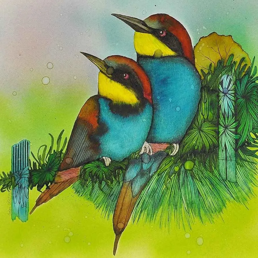 "isimsiz" eseri ÖZLEM UĞUZ tarafından 20x20 cm ölçülerinde yapılmıştır.