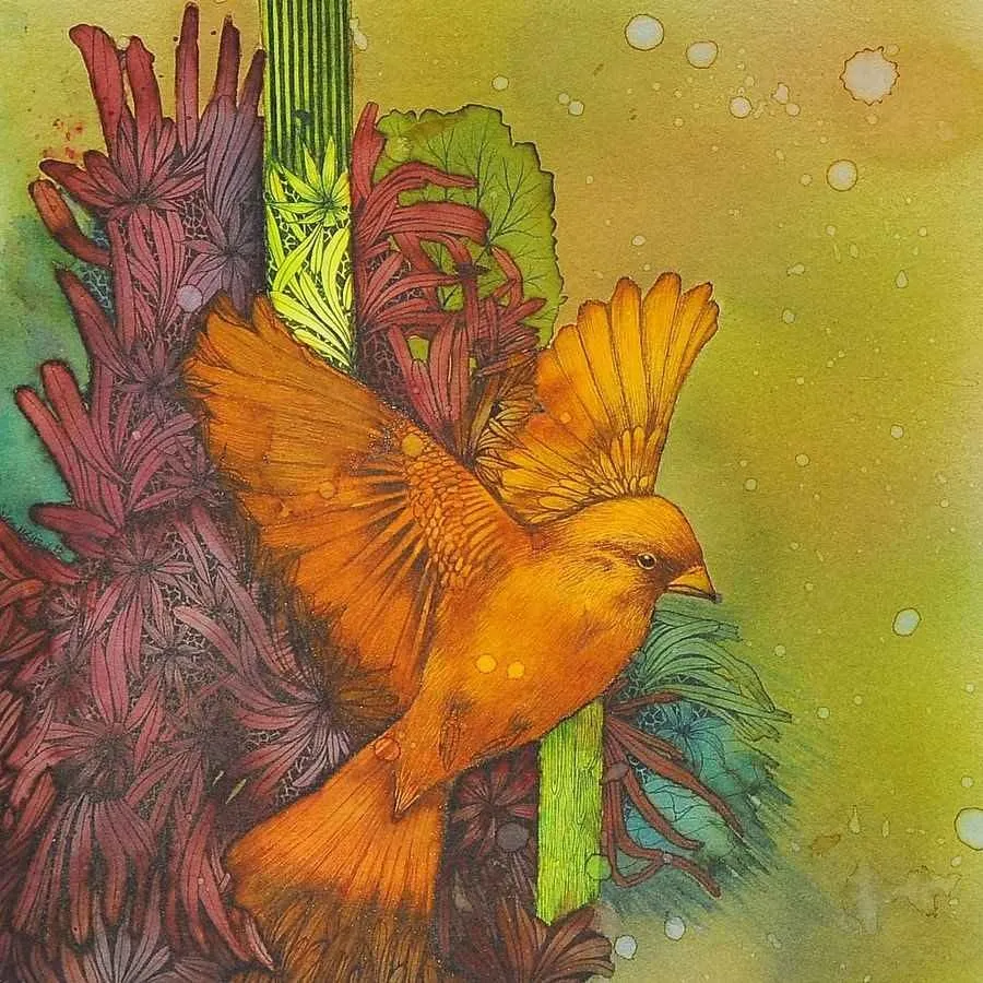 "isimsiz" eseri ÖZLEM UĞUZ tarafından 20x20 cm ölçülerinde yapılmıştır.