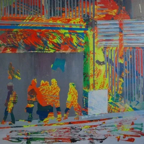 "isimsiz" eseri ARDA SELİM tarafından 20x20 cm ölçülerinde yapılmıştır.