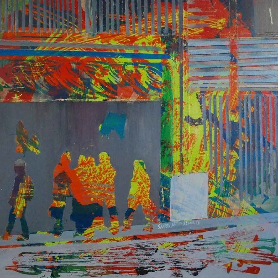 "isimsiz" eseri ARDA SELİM tarafından 20x20 cm ölçülerinde yapılmıştır.