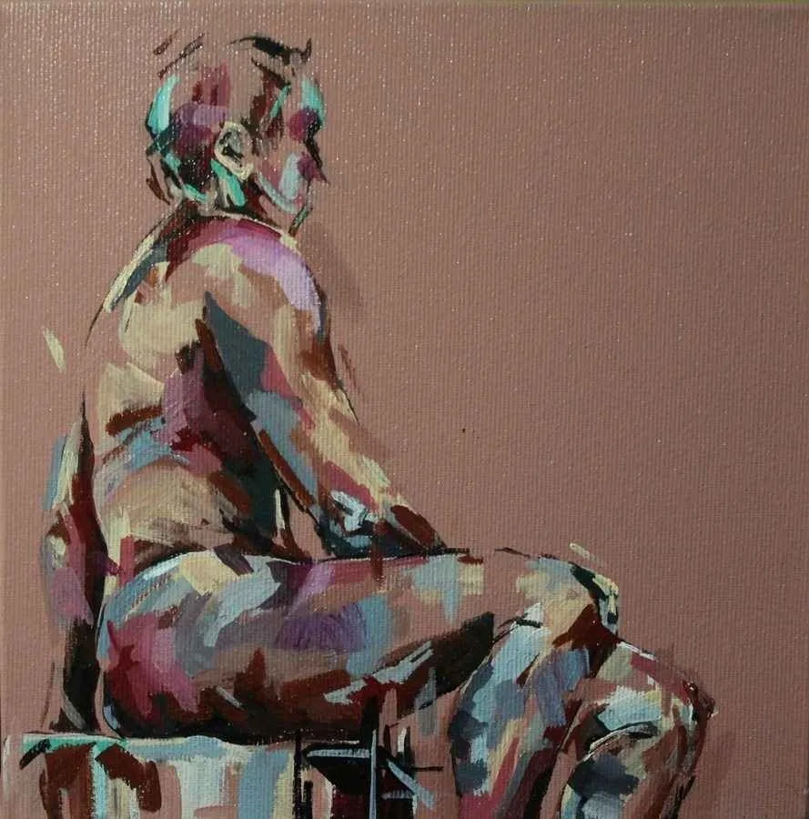 "isimsiz" eseri SENA DÖNMEZ tarafından 20x20 cm ölçülerinde yapılmıştır.