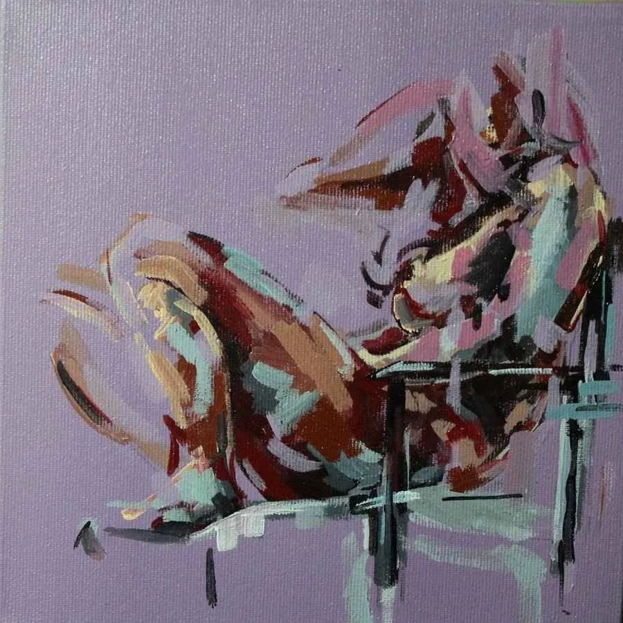 "isimsiz" eseri SENA DÖNMEZ tarafından 20x20 cm ölçülerinde yapılmıştır.