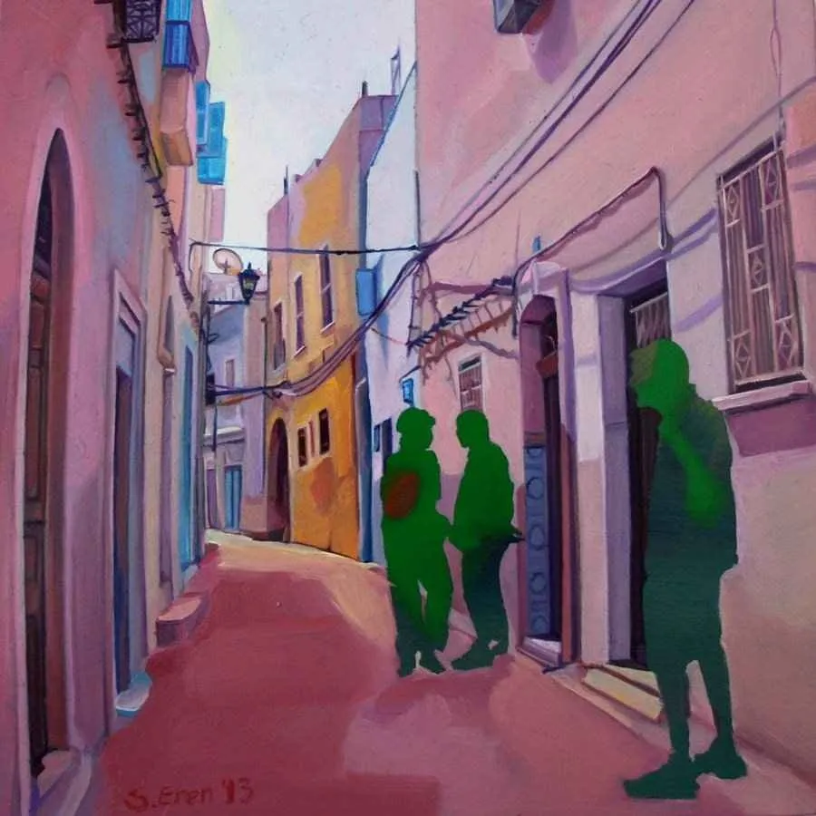 "isimsiz" eseri SELDA EREN tarafından 20x20 cm ölçülerinde yapılmıştır.