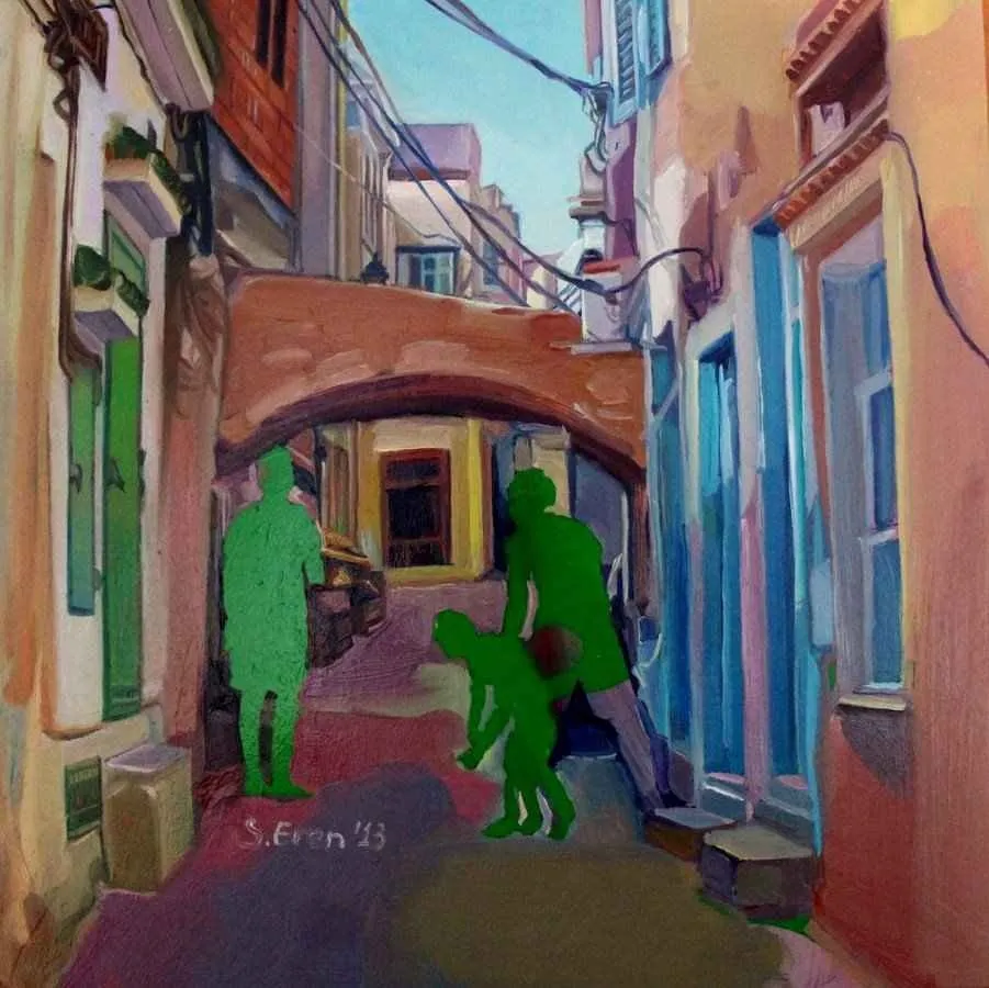 "isimsiz" eseri SELDA EREN tarafından 20x20 cm ölçülerinde yapılmıştır.