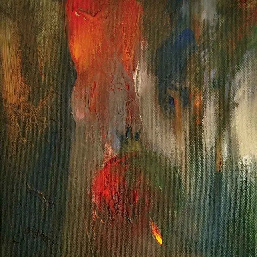 "isimsiz" eseri SERDAR LEBLEBİCİ tarafından 20x20 cm ölçülerinde yapılmıştır.