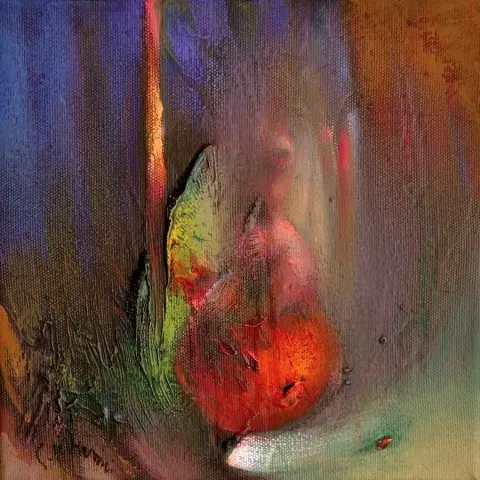 "isimsiz" eseri SERDAR LEBLEBİCİ tarafından 20x20 cm ölçülerinde yapılmıştır.