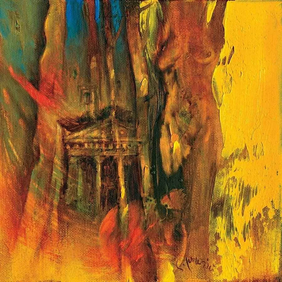 "isimsiz" eseri SERDAR LEBLEBİCİ tarafından 20x20 cm ölçülerinde yapılmıştır.