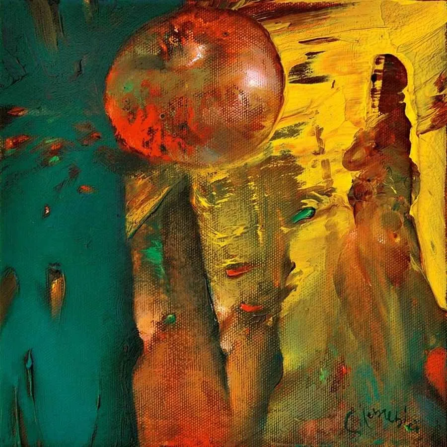"isimsiz" eseri SERDAR LEBLEBİCİ tarafından 20x20 cm ölçülerinde yapılmıştır.
