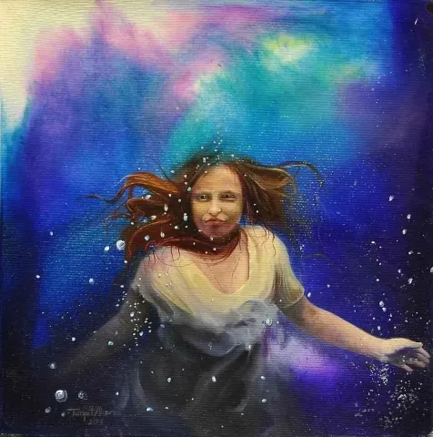 "isimsiz" eseri TURGUT AKARSU tarafından 20x20 cm ölçülerinde yapılmıştır.