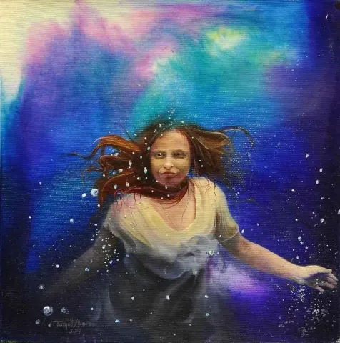 "isimsiz" eseri TURGUT AKARSU tarafından 20x20 cm ölçülerinde yapılmıştır.