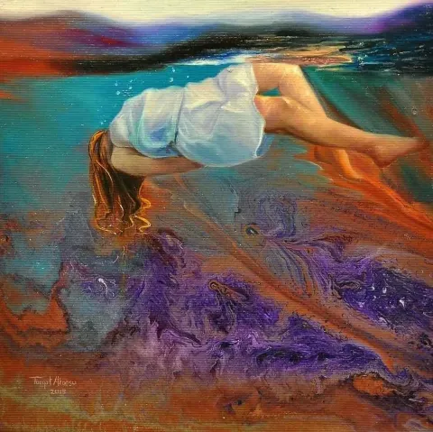 TURGUT AKARSU — “isimsiz” "isimsiz" eseri TURGUT AKARSU tarafından 20x20 cm ölçülerinde yapılmıştır.