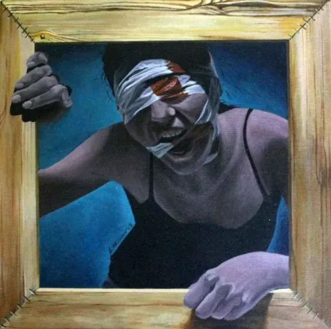 "isimsiz" eseri BERK ARIKAN tarafından 20x20 cm ölçülerinde yapılmıştır.