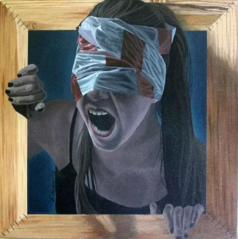 "isimsiz" eseri BERK ARIKAN tarafından 20x20 cm ölçülerinde yapılmıştır.