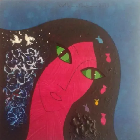 "isimsiz" eseri VOLKAN COŞKUN tarafından 20x20 cm ölçülerinde yapılmıştır.