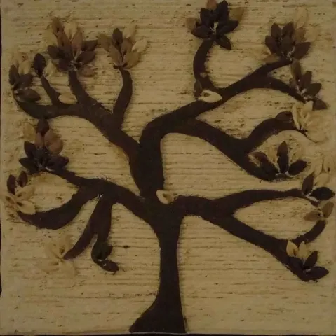"isimsiz" eseri BETÜL DEMİR tarafından 20x20 cm ölçülerinde yapılmıştır.