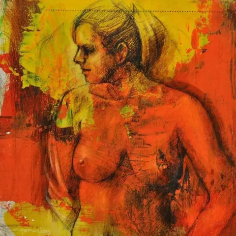CEYHUN YAMAN — “isimsiz” "isimsiz" eseri CEYHUN YAMAN tarafından 20x20 cm ölçülerinde yapılmıştır.