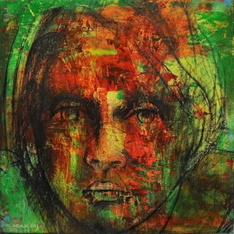 CEYHUN YAMAN — “isimsiz” "isimsiz" eseri CEYHUN YAMAN tarafından 20x20 cm ölçülerinde yapılmıştır.