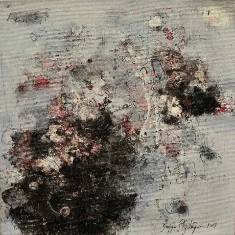 "isimsiz" eseri DUYGU AYDOĞAN tarafından 20x20 cm ölçülerinde yapılmıştır.