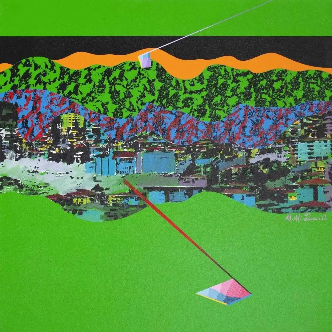 "isimsiz" eseri MEHMET ALİ DOĞAN tarafından 2012 yılında 65x65 cm ölçülerinde Tuval üzeri akrilik boya tekniği ile yapılmıştır.