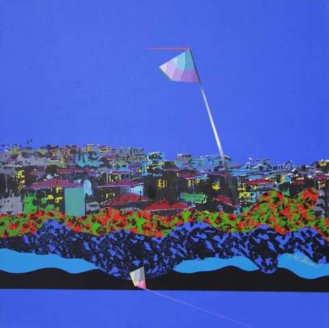 MEHMET ALİ DOĞAN — “isimsiz”, 2012 "isimsiz" eseri MEHMET ALİ DOĞAN tarafından 2012 yılında 65x65 cm ölçülerinde Tuval üzeri akrilik boya tekniği ile yapılmıştır.