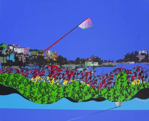 "isimsiz" eseri MEHMET ALİ DOĞAN tarafından 2012 yılında 65x80 cm ölçülerinde Tuval üzeri akrilik boya tekniği ile yapılmıştır.