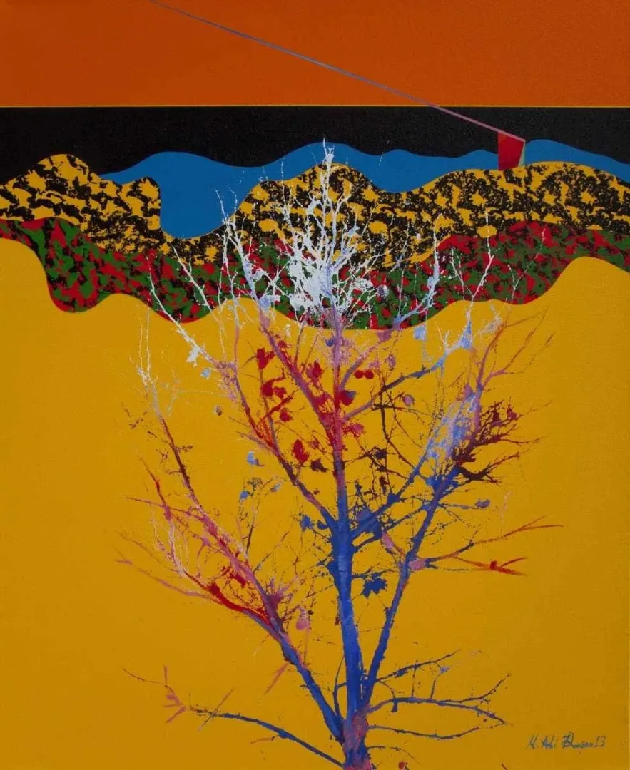 yakınlaştır "isimsiz" eseri MEHMET ALİ DOĞAN tarafından 2012 yılında 80x65 cm ölçülerinde Tuval üzeri akrilik boya tekniği ile yapılmıştır.