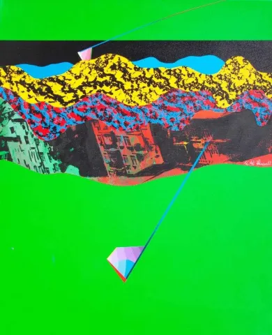 "isimsiz" eseri MEHMET ALİ DOĞAN tarafından 2012 yılında 80x65 cm ölçülerinde Tuval üzeri akrilik boya tekniği ile yapılmıştır.