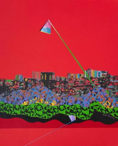 "isimsiz" eseri MEHMET ALİ DOĞAN tarafından 2012 yılında 80x65 cm ölçülerinde Tuval üzeri akrilik boya tekniği ile yapılmıştır.