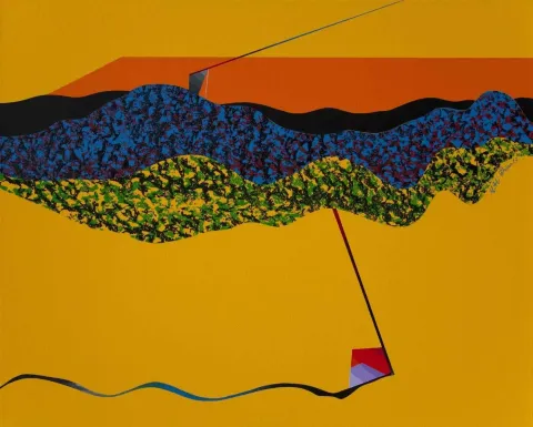 "isimsiz" eseri MEHMET ALİ DOĞAN tarafından 2012 yılında 80x100 cm ölçülerinde Tuval üzeri akrilik boya tekniği ile yapılmıştır.