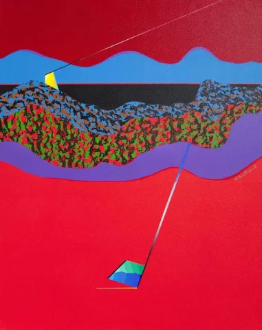 "isimsiz" eseri MEHMET ALİ DOĞAN tarafından 2012 yılında 100x80 cm ölçülerinde Tuval üzeri akrilik boya tekniği ile yapılmıştır.