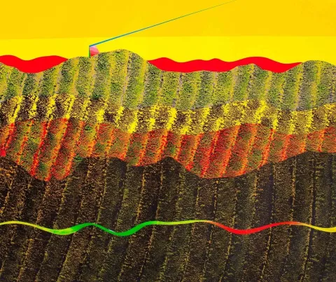 "isimsiz" eseri MEHMET ALİ DOĞAN tarafından 2012 yılında 100x120 cm ölçülerinde Tuval üzeri akrilik boya tekniği ile yapılmıştır.