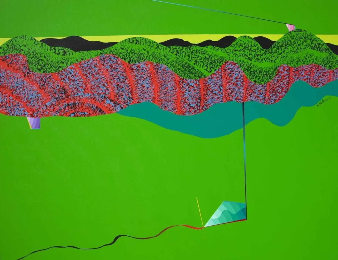 "isimsiz" eseri MEHMET ALİ DOĞAN tarafından 2012 yılında 140x180 cm ölçülerinde Tuval üzeri akrilik boya tekniği ile yapılmıştır.