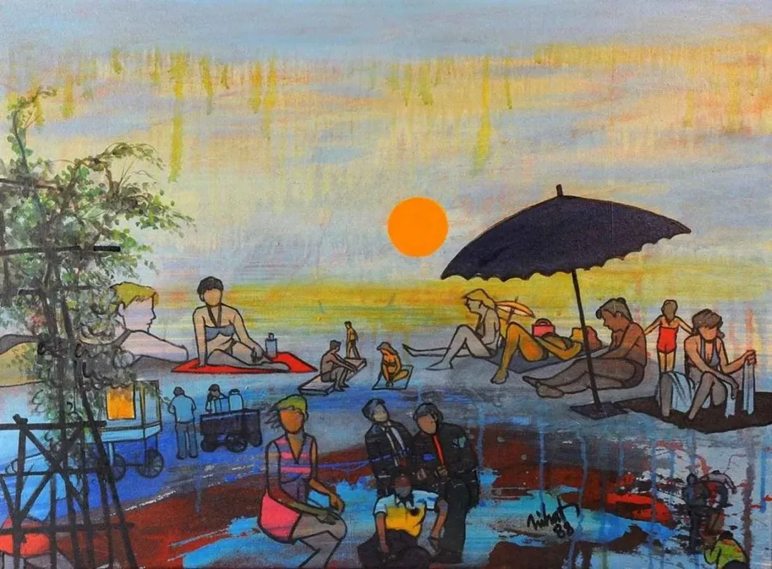 yakınlaştır "Bodrum İzlenimleri" eseri NİHAT KAHRAMAN tarafından 1988 yılında 60x80 cm ölçülerinde Tuval üzeri yağlı boya tekniği ile yapılmıştır.