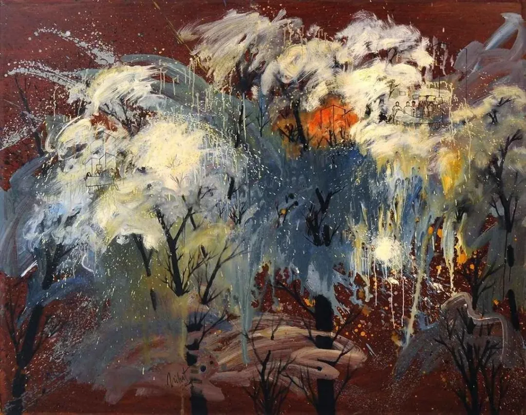 yakınlaştır "Çok Boyutlu varoluş" eseri NİHAT KAHRAMAN tarafından 2009 yılında 115x139 cm ölçülerinde Duralit üzeri yağlı boya tekniği ile yapılmıştır.