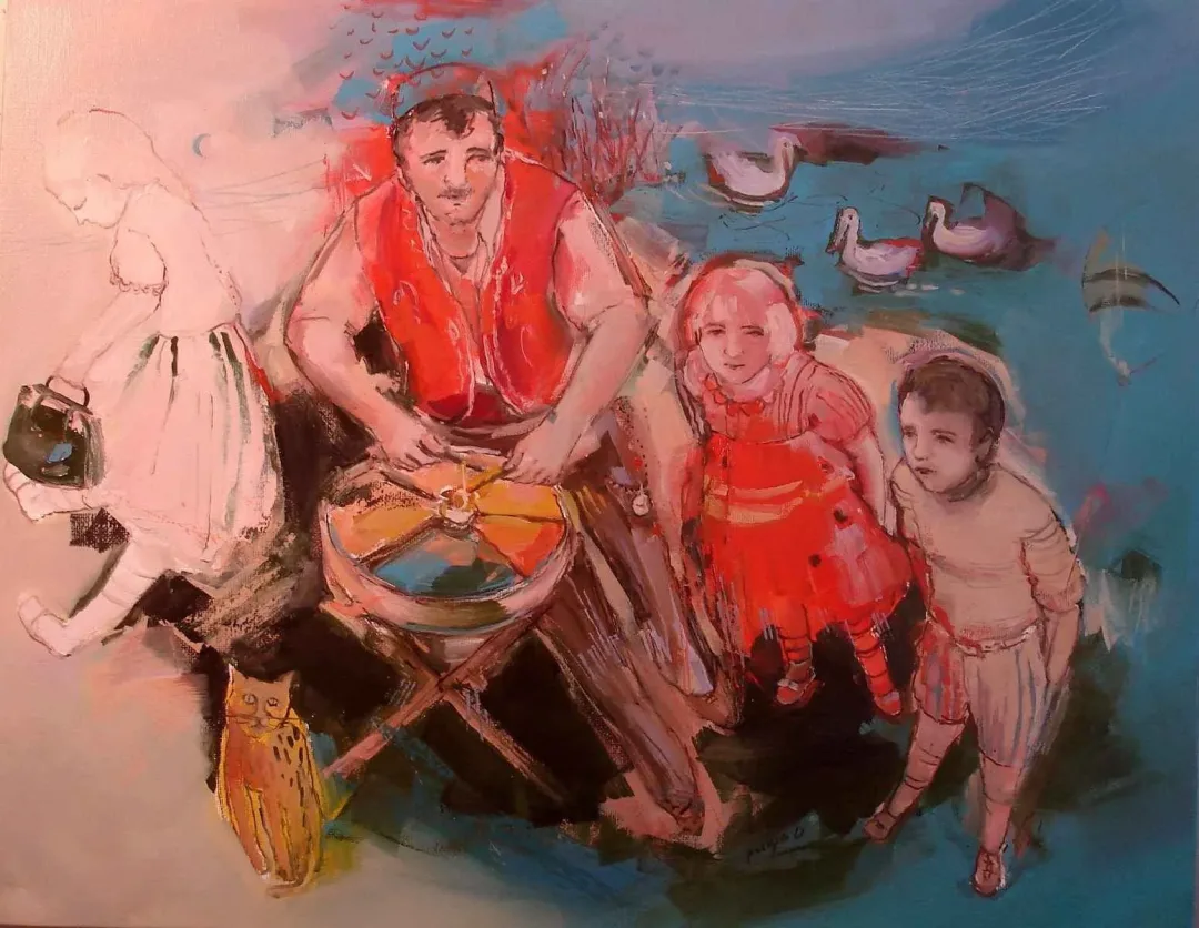 yakınlaştır "bu yer" eseri PERUZE HAMURCU tarafından 2013 yılında 92x73 cm ölçülerinde Tuval üzeri yağlı boya tekniği ile yapılmıştır.