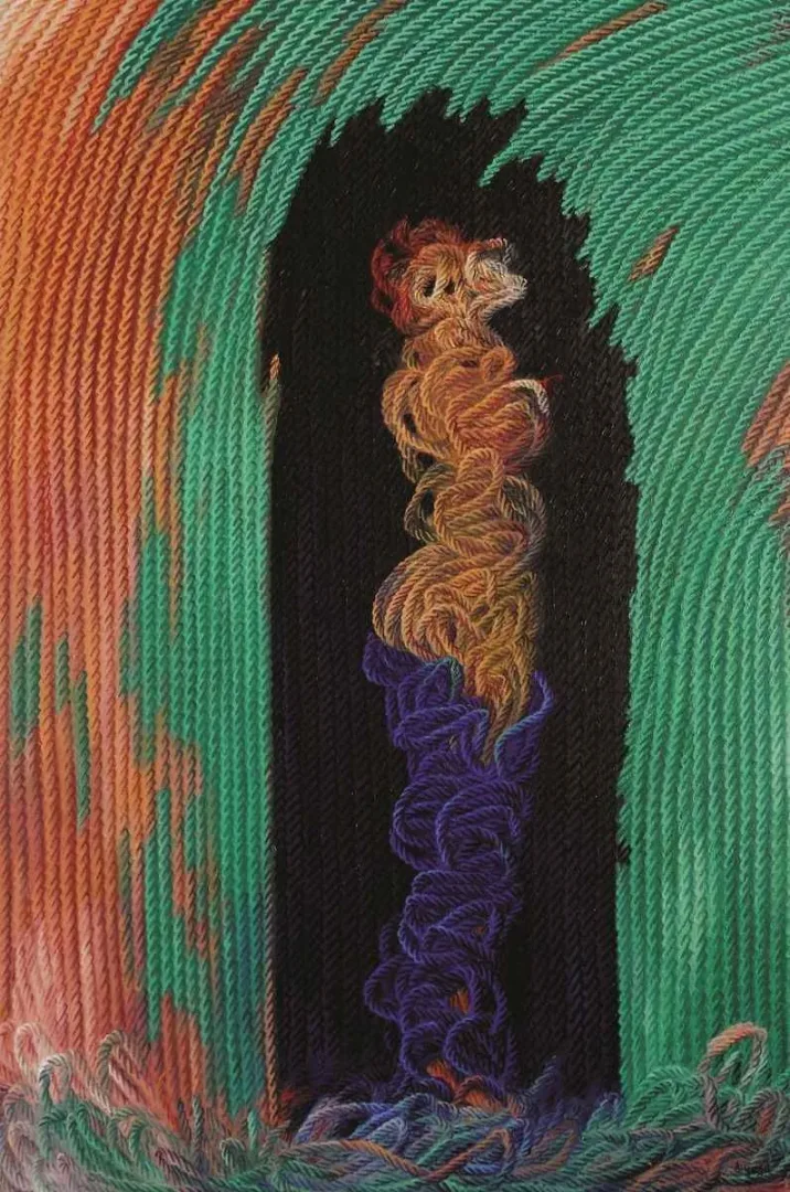 yakınlaştır "Dokunmak" eseri AHMET YEŞİL tarafından 2013 yılında 150x100 cm ölçülerinde Tuval üzeri yağlı boya tekniği ile yapılmıştır.
