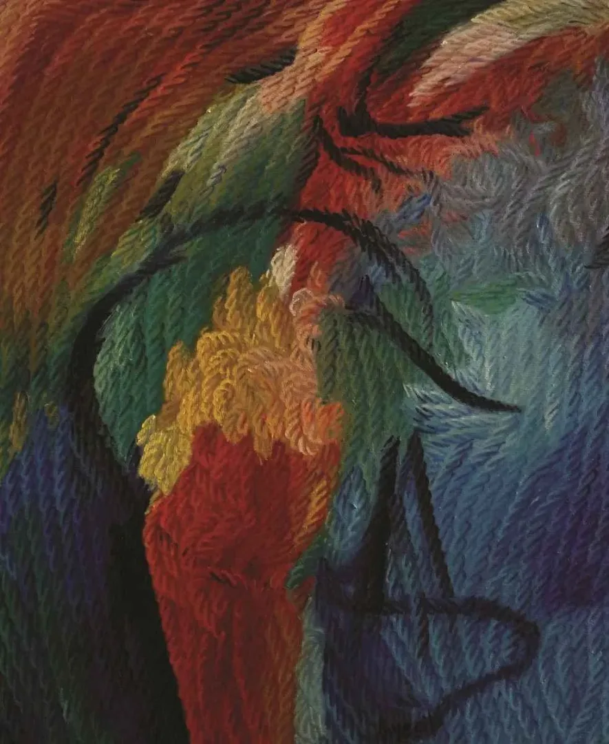 "Dokunmak" eseri AHMET YEŞİL tarafından 2013 yılında 60x50 cm ölçülerinde Tuval üzeri yağlı boya tekniği ile yapılmıştır.