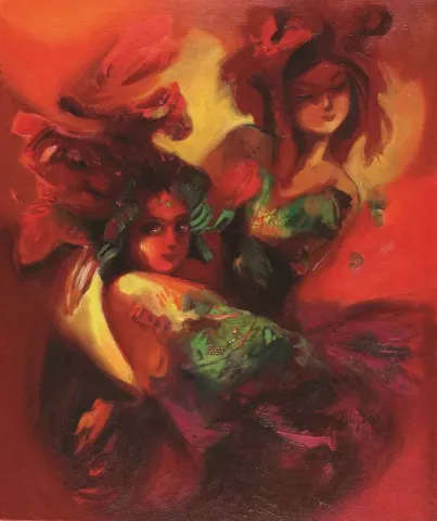 FİLİZ PELİT — “Düşlerinle Büyü”, 2013 "Düşlerinle Büyü" eseri FİLİZ PELİT tarafından 2013 yılında 60x50 cm ölçülerinde Tuval üzeri yağlı boya tekniği ile yapılmıştır.