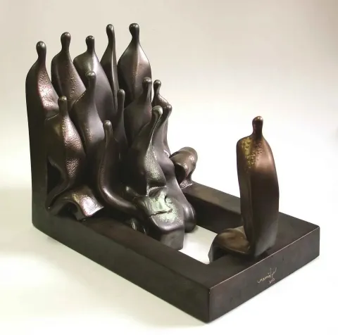 "Dinlet-içi" eseri KEMAL ULUDAĞ tarafından 2013 yılında 30x40x28 cm ölçülerinde Stoneware 1200°C tekniği ile yapılmıştır.