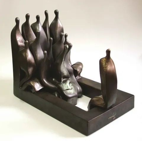 "Dinlet-içi" eseri KEMAL ULUDAĞ tarafından 2013 yılında 30x40x28 cm ölçülerinde Stoneware 1200°C tekniği ile yapılmıştır.