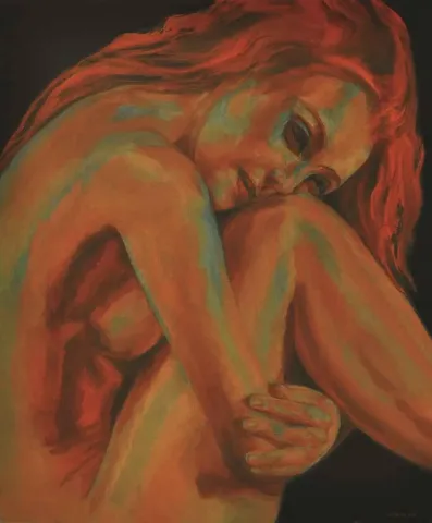 NURHİLAL HARSA — “Nü”, 2013 "Nü" eseri NURHİLAL HARSA tarafından 2013 yılında 60x50 cm ölçülerinde Tuval üzeri yağlı boya tekniği ile yapılmıştır.
