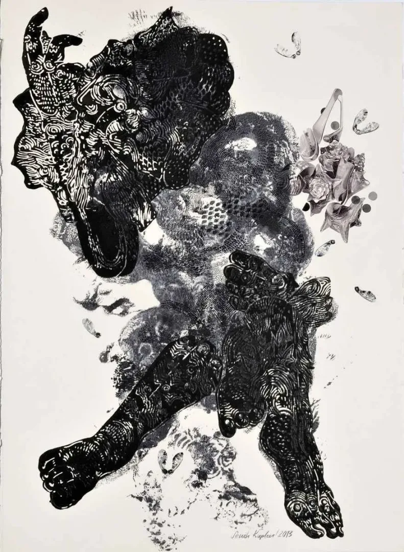 yakınlaştır "Deniz Tanrıları" eseri SEMİH KAPLAN tarafından 2013 yılında 105x75 cm ölçülerinde Kağıt üzeri akrilik ve sulu boya tekniği ile yapılmıştır.