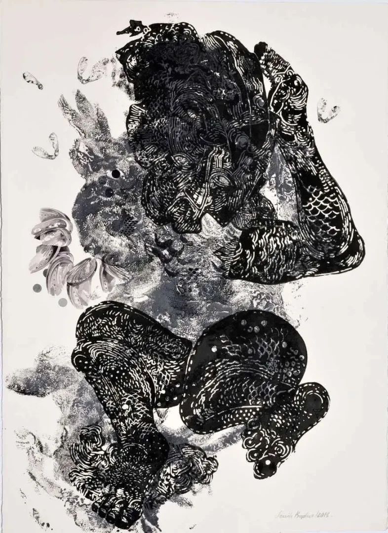 yakınlaştır "Deniz Tanrıları" eseri SEMİH KAPLAN tarafından 2013 yılında 105x75 cm ölçülerinde Kağıt üzeri akrilik ve sulu boya tekniği ile yapılmıştır.