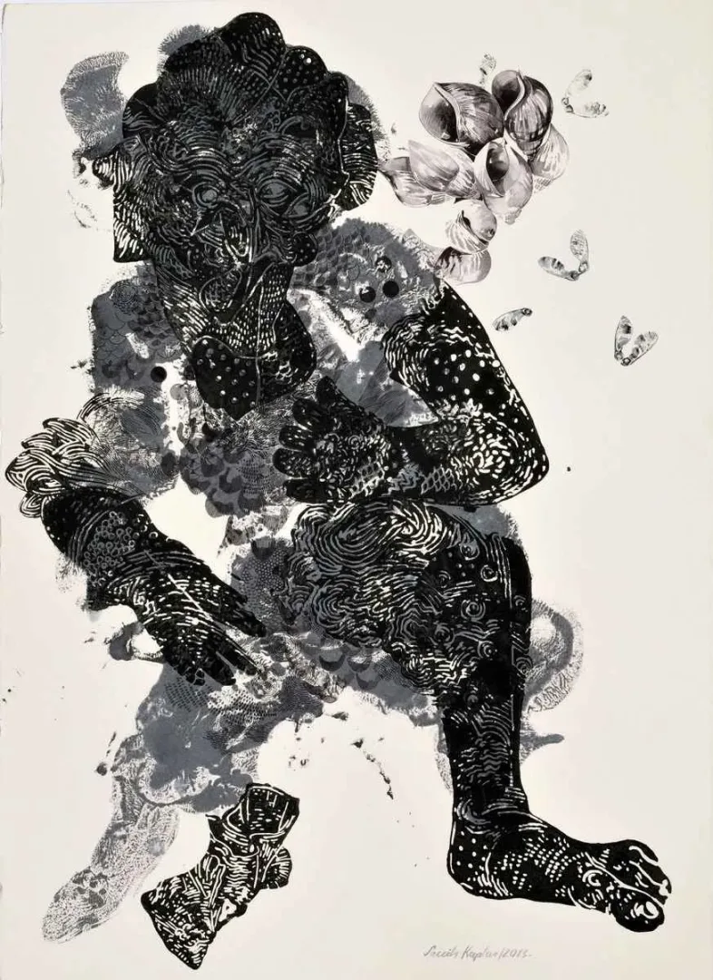 yakınlaştır "Deniz Tanrıları" eseri SEMİH KAPLAN tarafından 2013 yılında 105x75 cm ölçülerinde Kağıt üzeri akrilik ve sulu boya tekniği ile yapılmıştır.