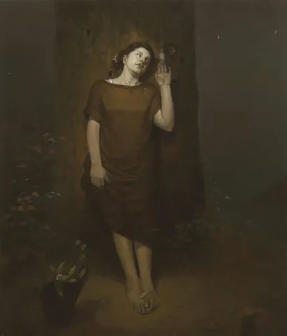 SERTAP YEĞİN — “Mola”, 2013 "Mola" eseri SERTAP YEĞİN tarafından 2013 yılında 140x120 cm ölçülerinde Tuval üzeri yağlı boya tekniği ile yapılmıştır.