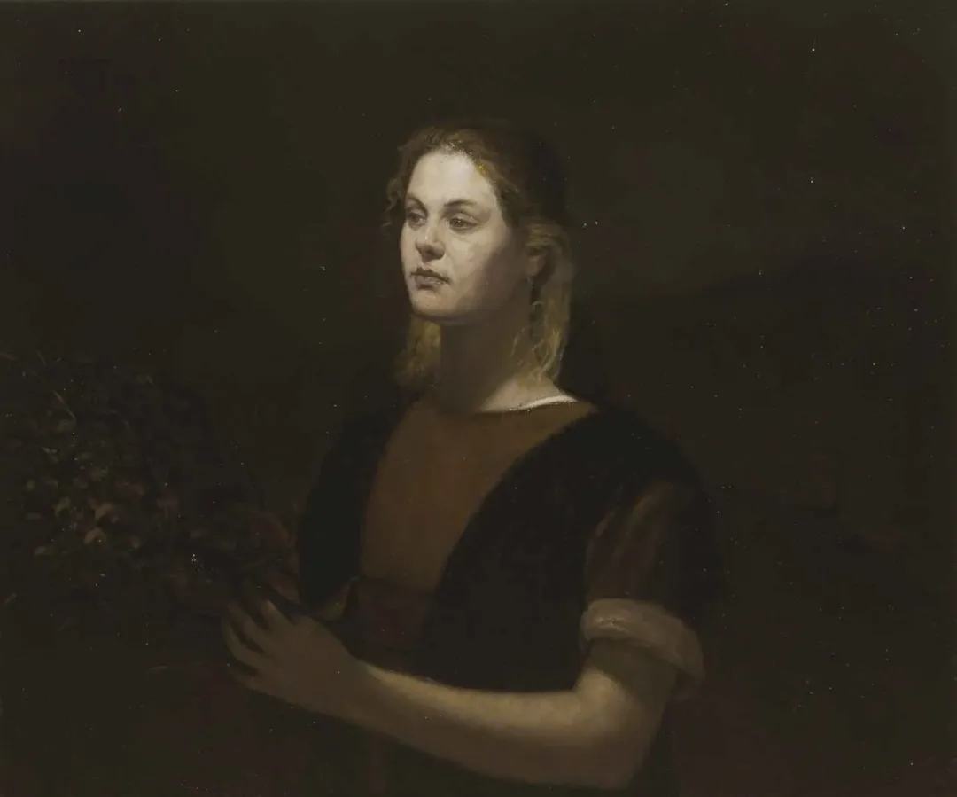 "Dallı Portre" eseri SERTAP YEĞİN tarafından 2013 yılında 100x120 cm ölçülerinde Tuval üzeri yağlı boya tekniği ile yapılmıştır.